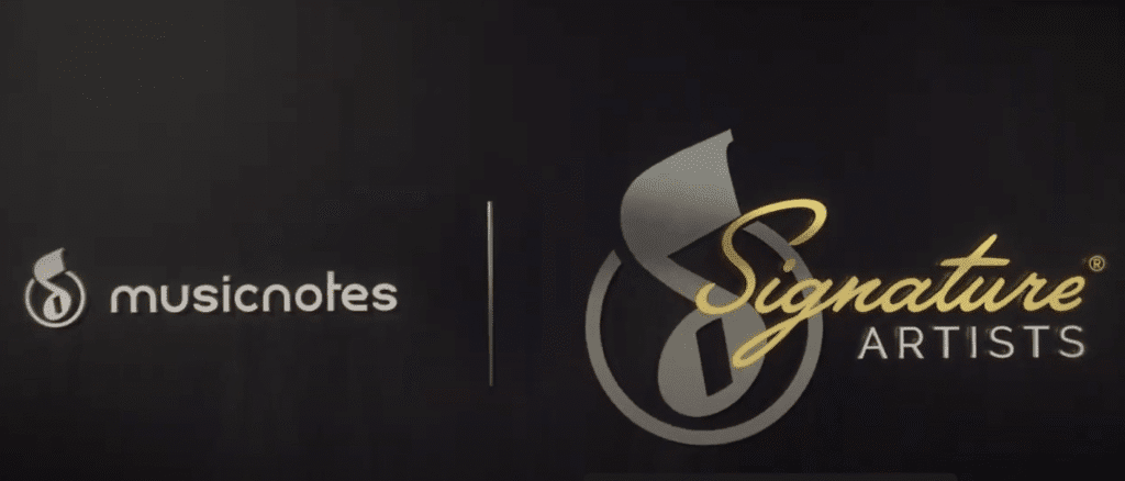 Youtube opening screen of Piano man performed by @MusicnotesSignatureArtist
