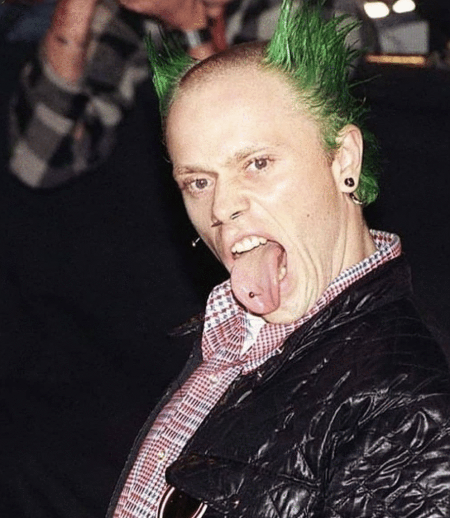 The late Keith Flint from the Prodigy