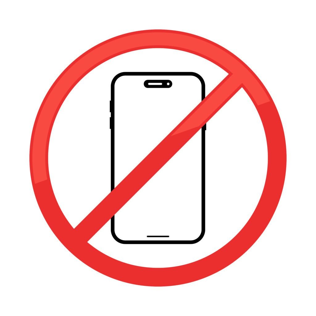 Video game addiction no screens sign